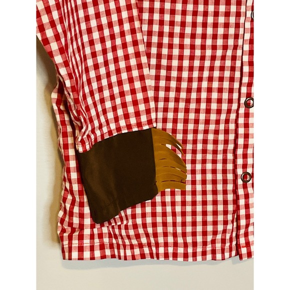 Gymboree cowboy gingham western shirt fringed Halloween costume boys girls 10 12 - Picture 6 of 11